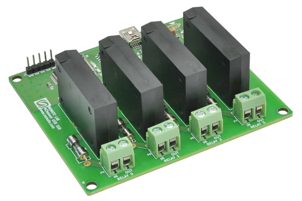 4 Channel USB Solid State Relay Module