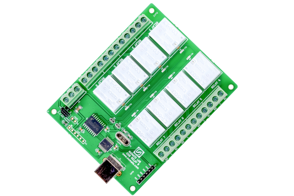 8 Channel USB Relay Module 12V