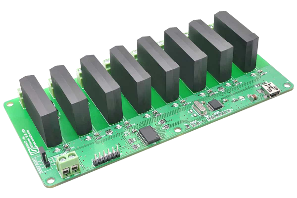 8 Channel USB Solid State Relay Module