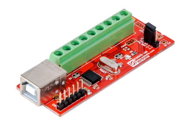 8 Channel USB GPIO Module With Analog Inputs